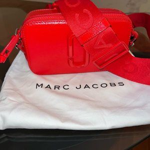 MARC JACOBS SNAPSHOT DTM  PURSE RED